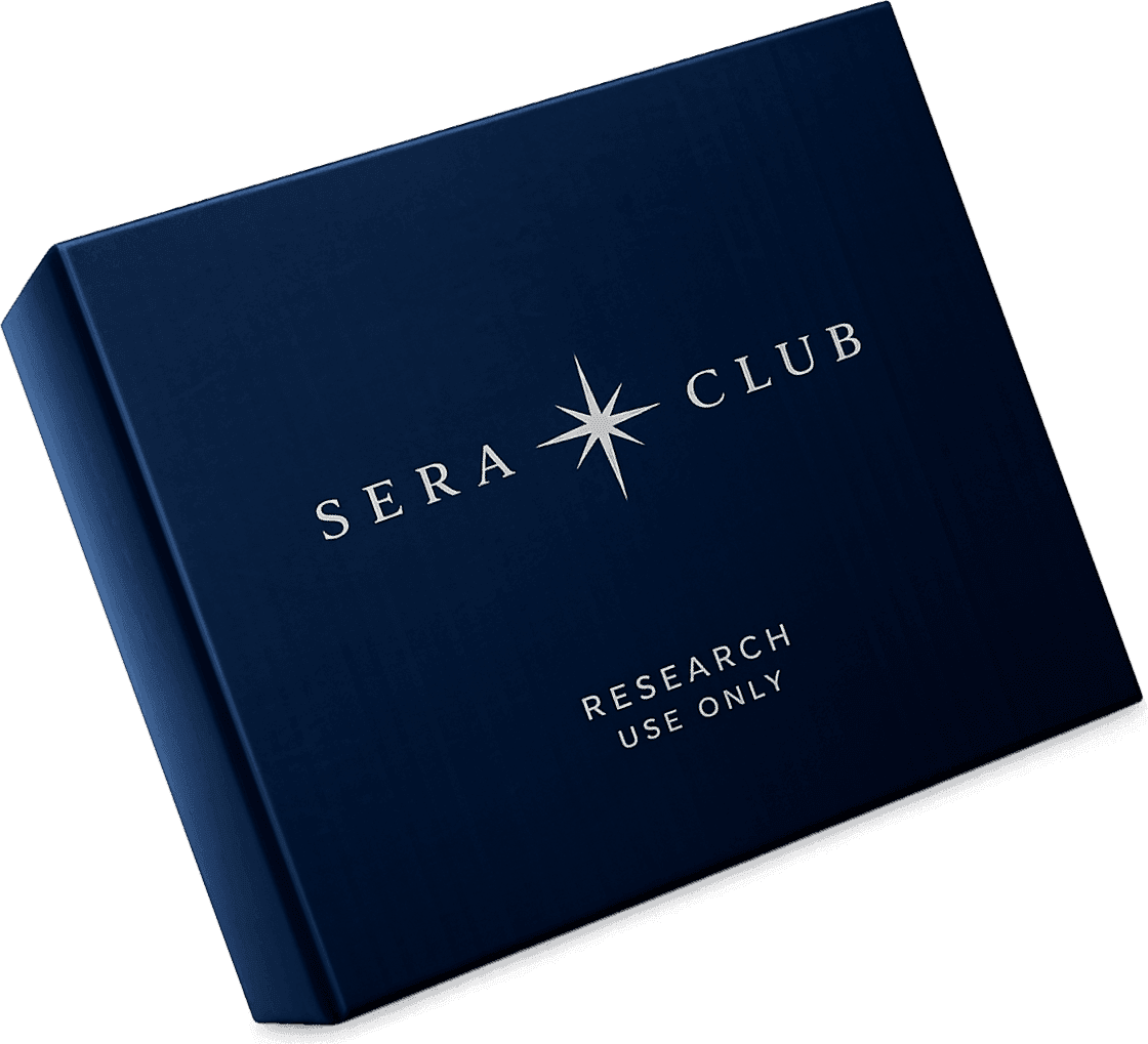 Sera Club research kit box.